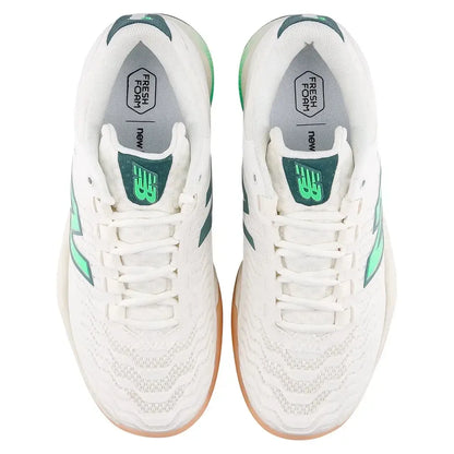 Women's Fresh Foam X CT-Rally v2 B Width Tennis Shoes Sea Salt and Lime Leaf