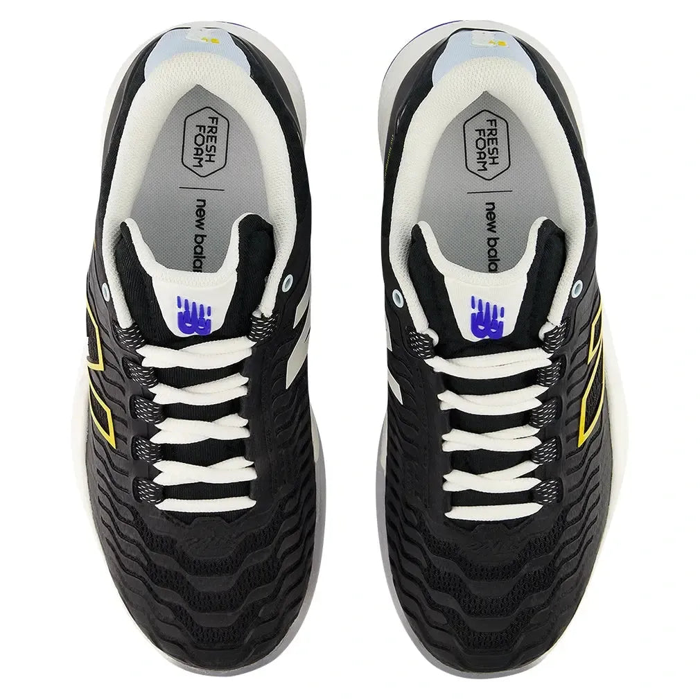 Women's Fresh Foam X CT-Rally v2 B Width Tennis Shoes Black and Apollo Gold