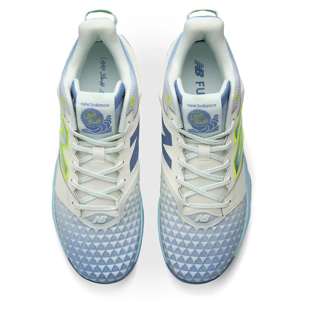 Women's Coco CG2 D Width Tennis Shoes Sea Salt and Glint Blue