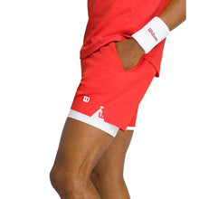 Men's 7 inch Unlined Tournament V2 Tennis Short Infrared