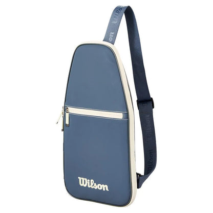 Soft Full Cover Pickleball Bag Blue and Cream
