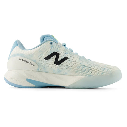 Women's Fresh Foam X CT-Rally v2 D Width Tennis Shoes Sea Salt and Glint Blue