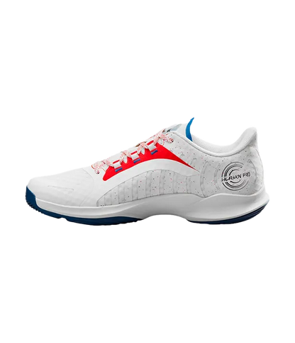 Padel Shoes Wilson Hurakn Pro White/Wilson Red/D V Blue