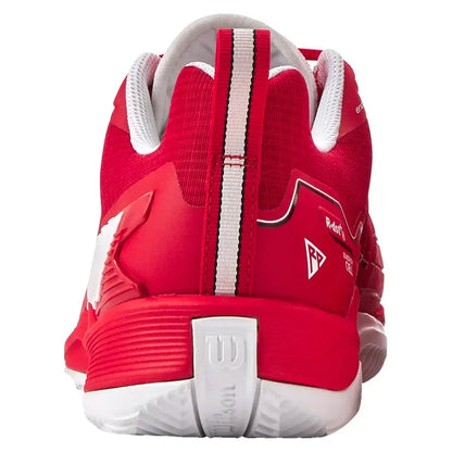 Men's Rush Pro 4.5 Clay Tennis Shoes Infrared and White