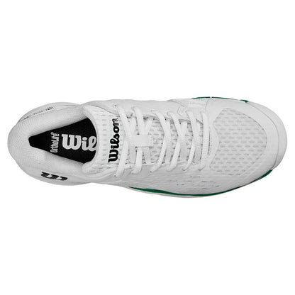 Juniors' Rush Pro Ace Tennis Shoes White and Bosphorus