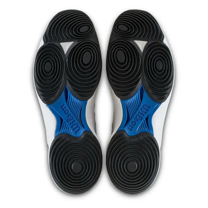 Men's Hurakn Pro V2 Padel Shoes White and Deja Vu Blue