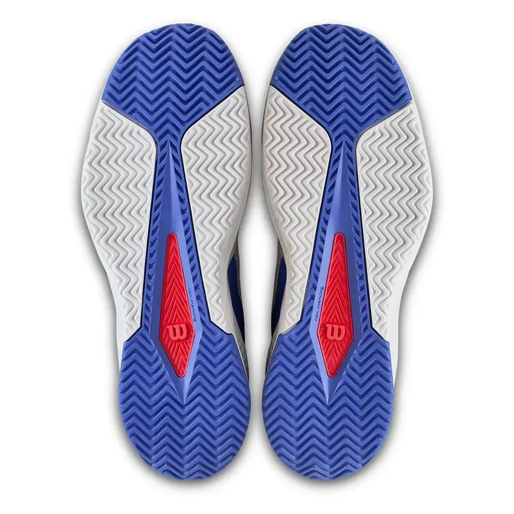Men's Rush Pro Lite Tennis Shoes White and Amparo Blue