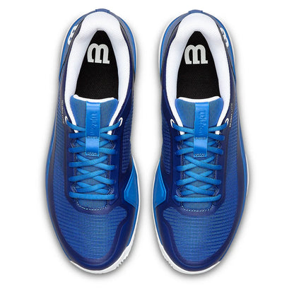 Men's Rush Lite 5 Clay Tennis Shoes Deja Vu Blue and White