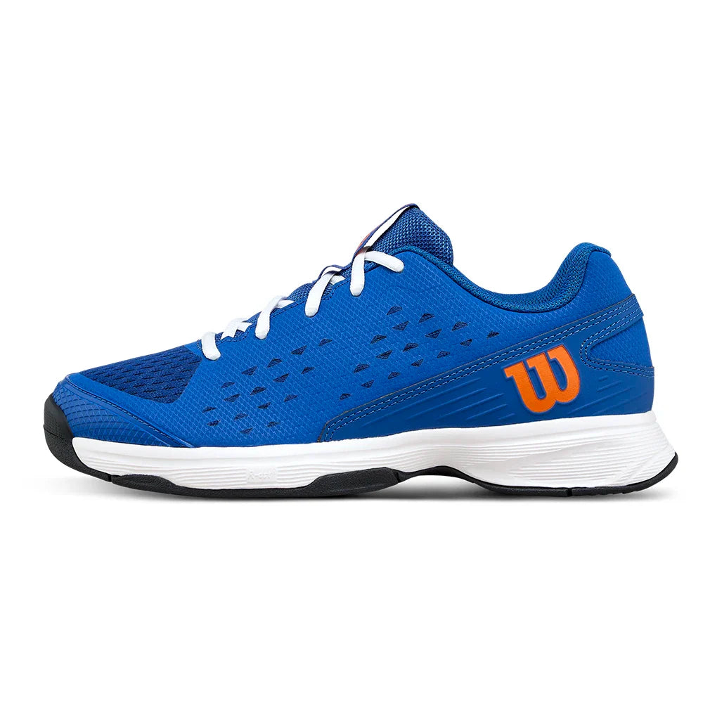 Juniors' Rush Pro L Tennis Shoes Deja Vu Blue and Orange Tiger