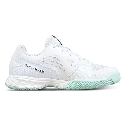 Juniors' Rush Pro L Tennis Shoes White and Bay