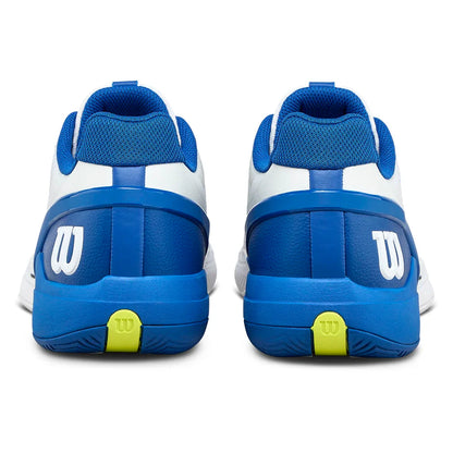 Men's Rush Pro 5 Tennis Shoes White and Deja Vu Blue