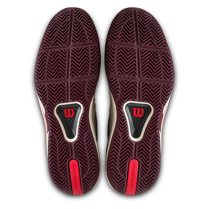 Men's Rush 5 Tour Back to Tennis Shoes White and Port Royal