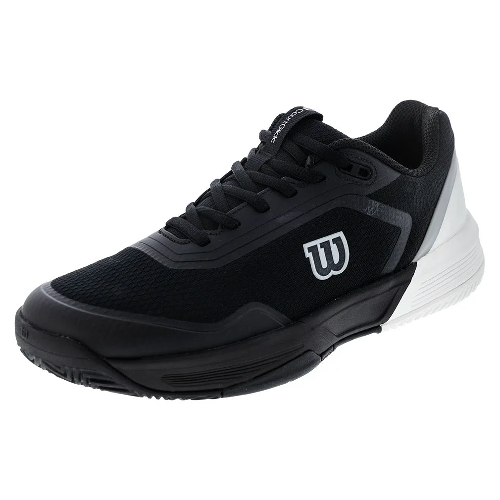 Men's CourtGlide Tennis Shoes Black and Warm Taupe-Footwear-Wilson-Black/Warm Taupe-10, [current_file_name-Tennis Express