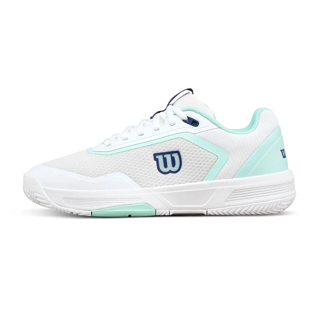 Women's CourtGlide Tennis Shoes White and Bay