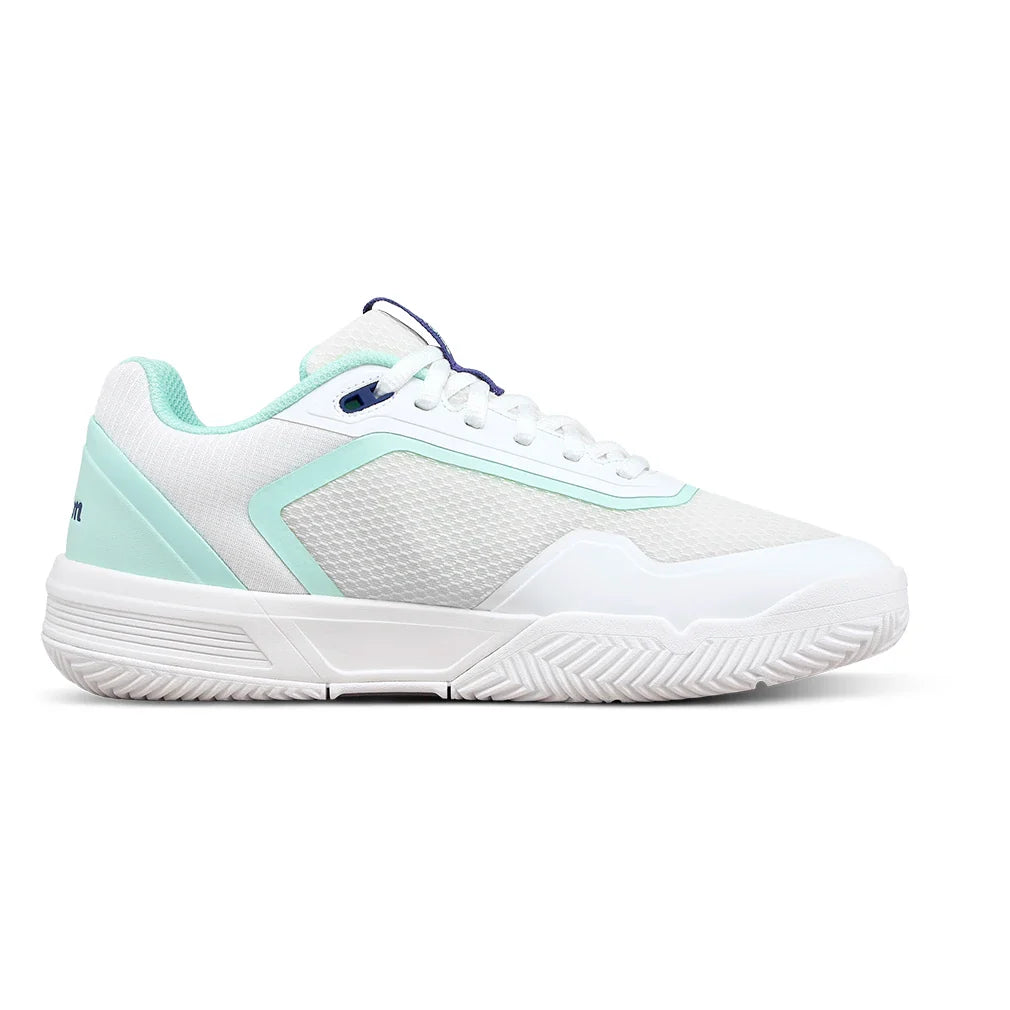 Women's CourtGlide Tennis Shoes White and Bay