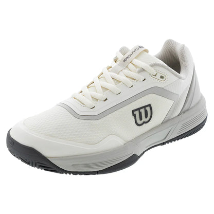 Women's CourtGlide Tennis Shoes White and Lunar Rock-Footwear-Wilson-White/Lunar Rock-5.5, [current_file_name-Tennis Express