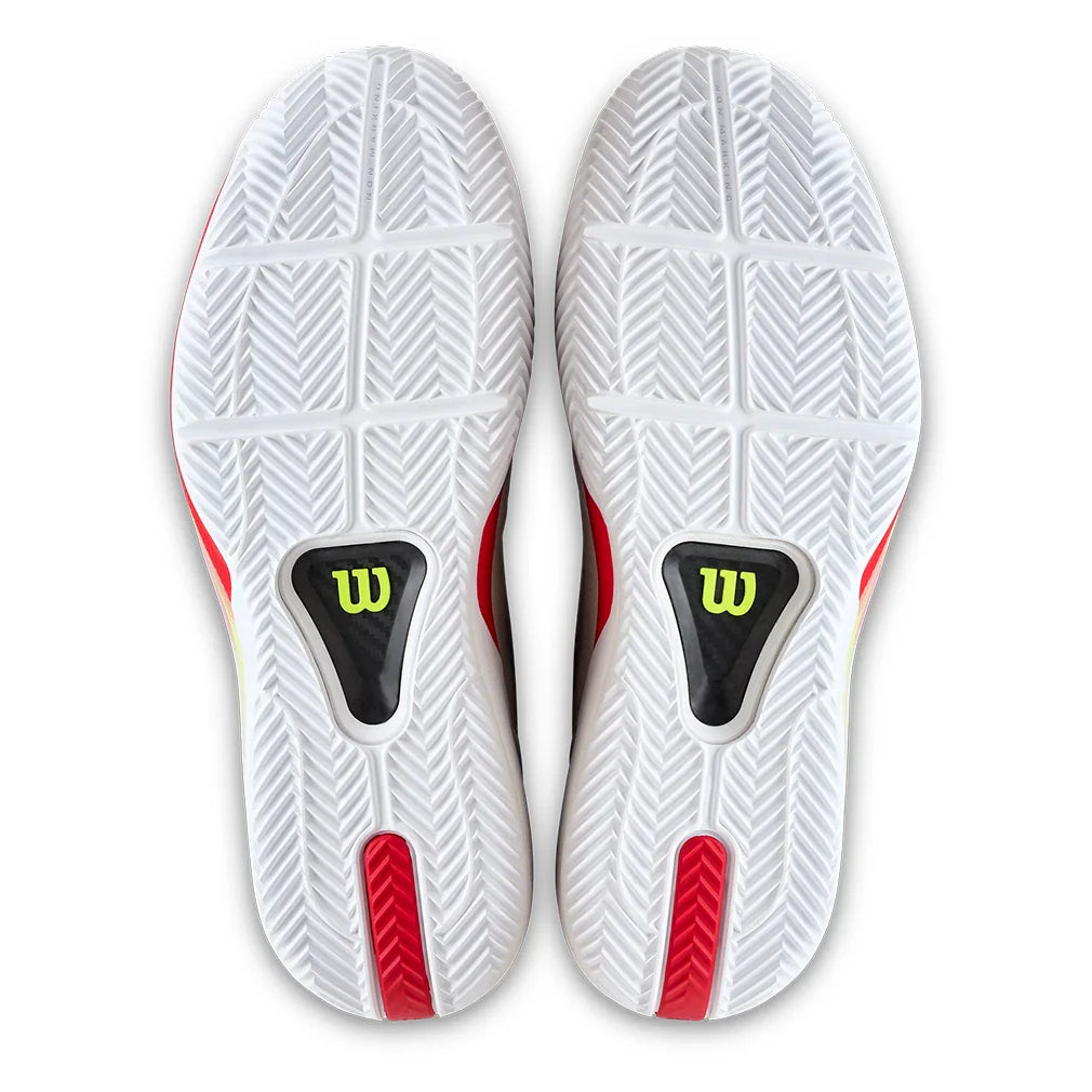 Men's Rush Tour 5 Clay Tennis Shoes White and Black