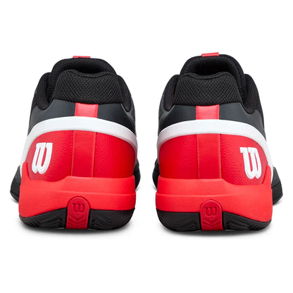 Men's Rush Pro 5 Clay Tennis Shoes Black and Infrared