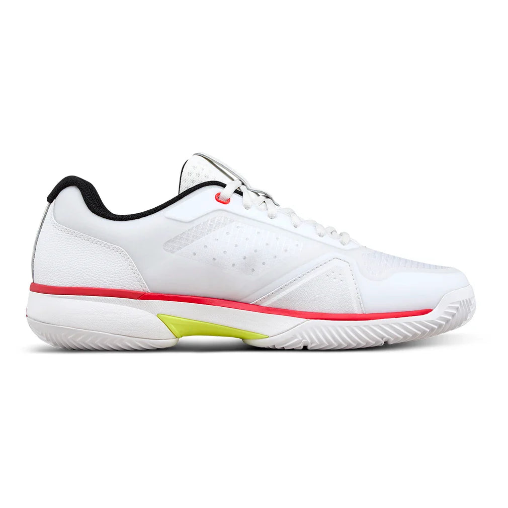 Men's Rush Lite 5 Clay Tennis Shoes White and Black