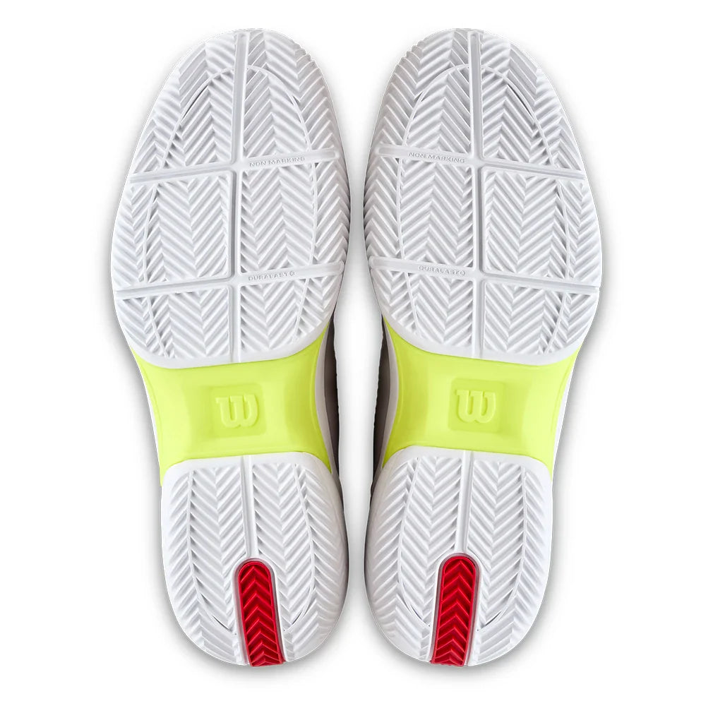 Men's Rush Lite 5 Clay Tennis Shoes White and Black