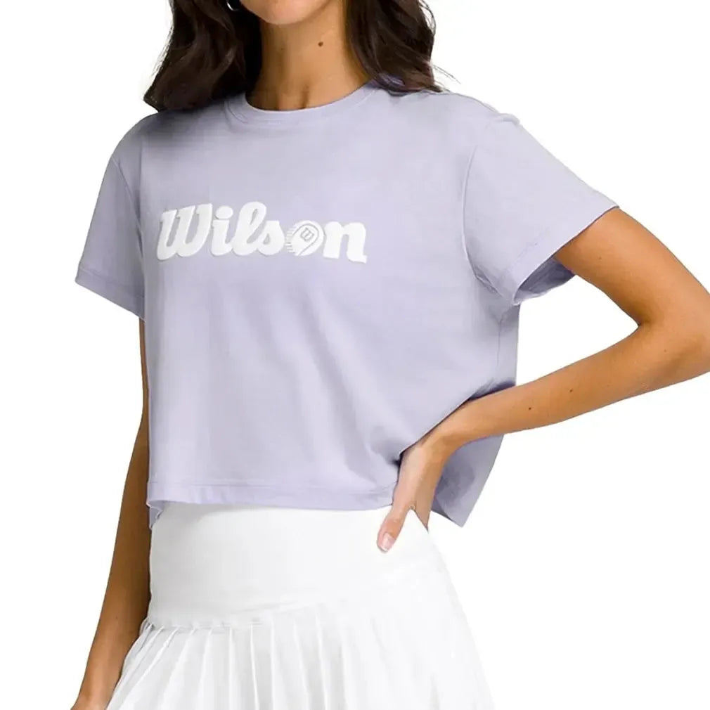Women's Harper Crop Tennis Tee Lavender