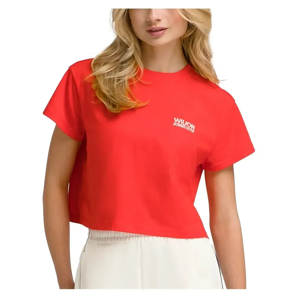 Women's Harper Crop Tennis Tee Infrared