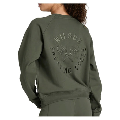 Women's Classic Long Sleeve Tennis Crew Grape Leaf