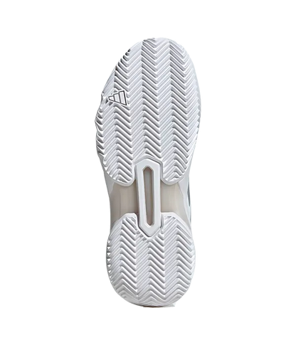 Padel Shoes Adidas CourtJam Control 3 CL Mujer Blanco/Gris 2025