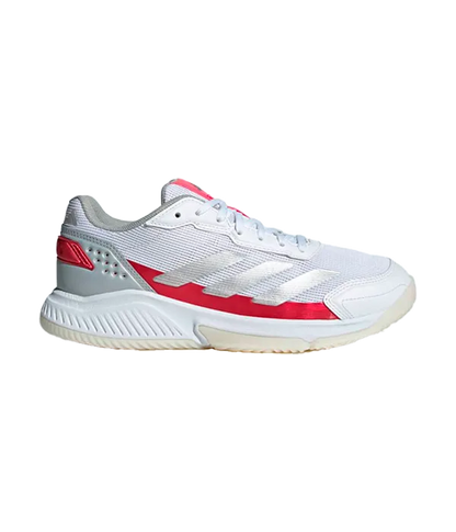 Padel Shoes Adidas Courtquick Padel Mujer Blanco/Rosa metalizado