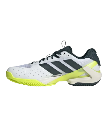 Padel Shoes Adidas Adizero Ubersonic 5 Clay Blanco/Verde Oscuro 2025