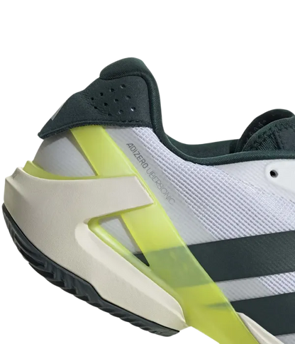 Padel Shoes Adidas Adizero Ubersonic 5 Clay Blanco/Verde Oscuro 2025