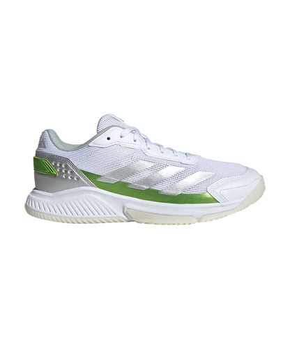 Padel Shoes Adidas Courtquick Blanco/Verde Mujer 2025