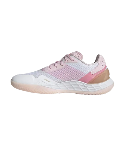 Padel Shoes Adidas Defiant Speed 2 White Perla/Rosa Mujer 2025