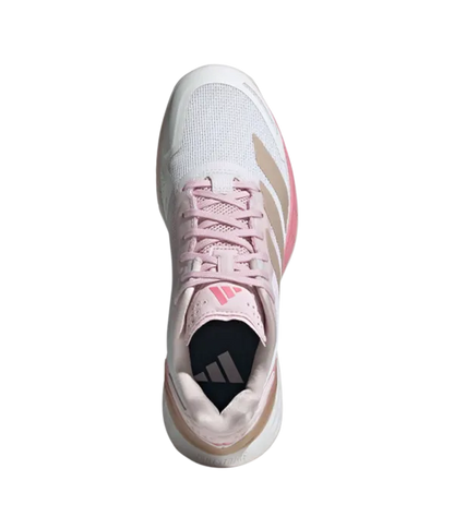 Padel Shoes Adidas Defiant Speed 2 White Perla/Rosa Mujer 2025