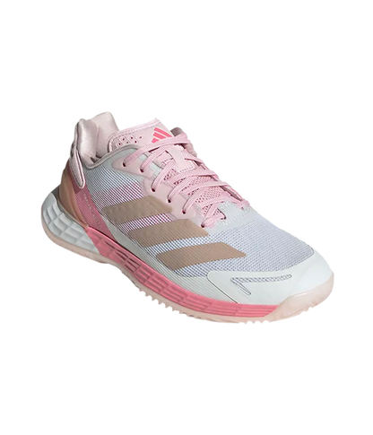 Padel Shoes Adidas Defiant Speed 2 White Perla/Rosa Mujer 2025