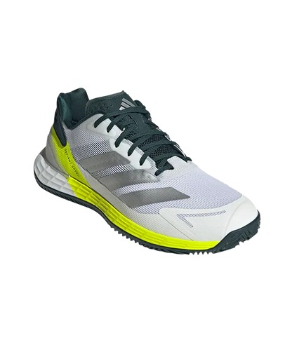 Padel Shoes Adidas Defiant Speed 2 M CL Blanco/Amarillo fluor 2025