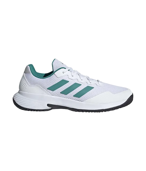Padel Shoes Adidas GameCourt 2 M Blanco/Verde 2025
