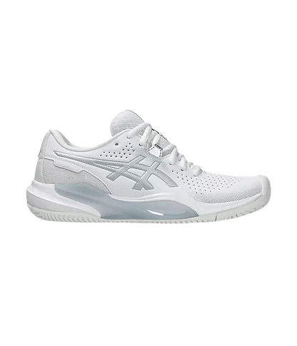 Padel Shoes Asics Challenger 15 Clay Mujer White/Pure Silver 2025