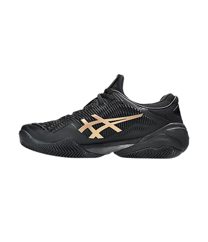 Padel Shoes Asics Court FF 3 Novak Clay Night Energy Black/Prism Gold 2025
