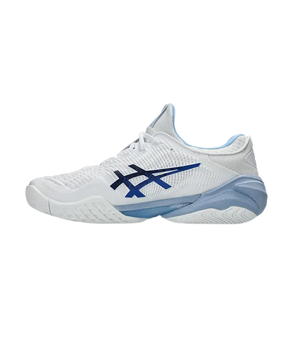 Padel Shoes Asics Court FF 3 Novak Clay White/Tuna Blue