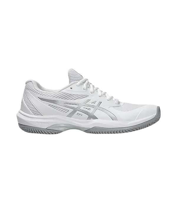 Padel Shoes Asics Game FF Clay/Oc Mujer White/Pure Silver 2025