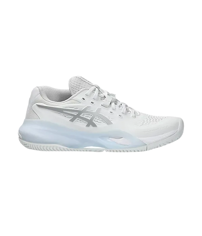 Padel Shoes Asics Gel-Resolution X Clay White/Pure Silver Mujer 2025