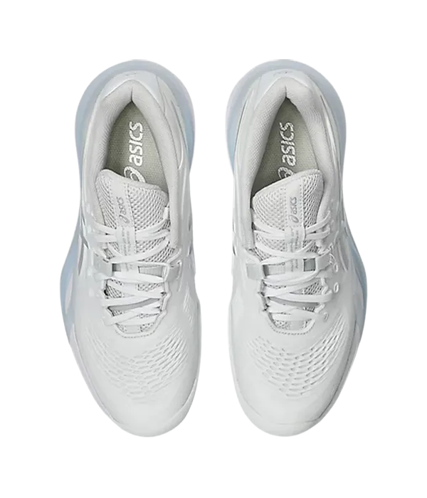 Padel Shoes Asics Gel-Resolution X Clay White/Pure Silver Mujer 2025