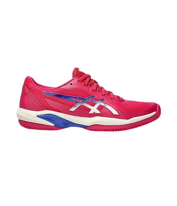 Padel Shoes Asics Solution Swift FF 2 Clay Mujer Bright Rose/Dark Cobalt 2025