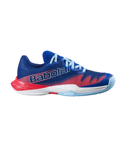 Padel Shoes Babolat Jet Premura 2 Junior Boy Blue/Poppy Red