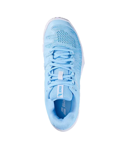 Padel Shoes Babolat Sensa Sky Blue/Tigerlily Mujer 2025
