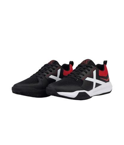 Padel Shoes Munich Focus 02 Negro/Rojo 2025