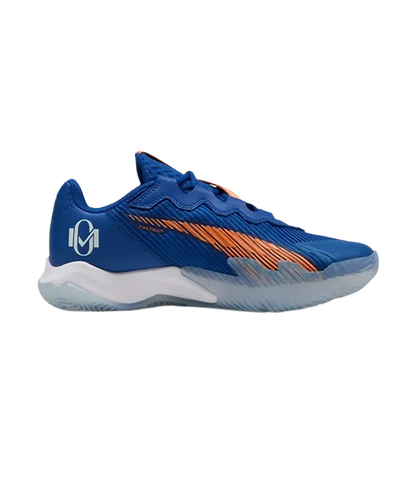 Padel Shoes Puma Nova Elite Blue Fire/White/Red 2025 Momo Gonzalez
