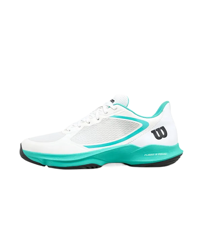 Padel Shoes Wilson Hurakn Lite White/Turquoise/Black Mujer 2025