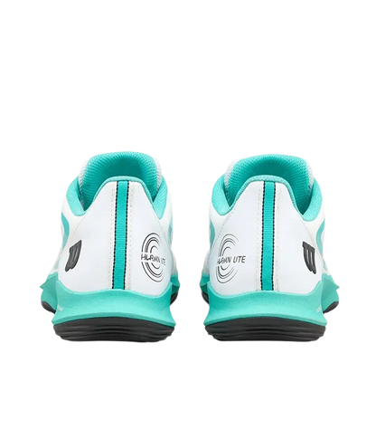 Padel Shoes Wilson Hurakn Lite White/Turquoise/Black Mujer 2025